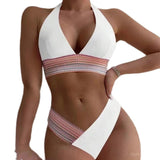 Solid Color Color Matching Bikini