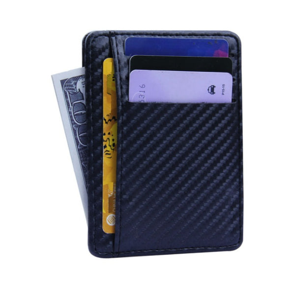 PU Leather Mini Slim Wallet