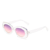 Oval Fashion Simple Sunglasses