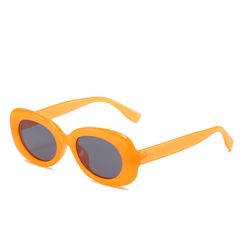Oval Fashion Simple Sunglasses
