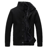 Men's Winter Warm Shirt Thick Sweater Jacket