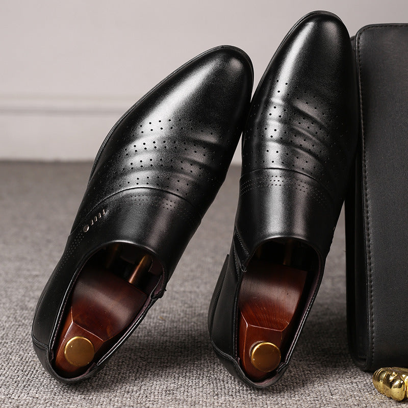 Casual Pointed Toe Leather Shoes