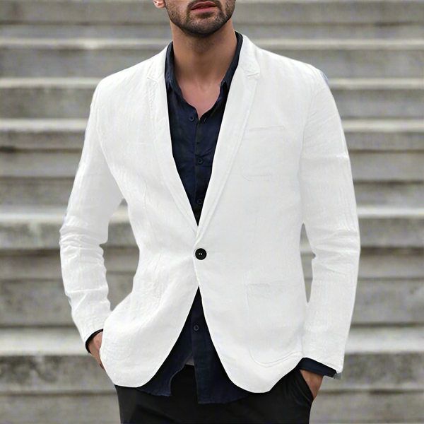 Men's Cotton Thin Suits Blazers Jacket