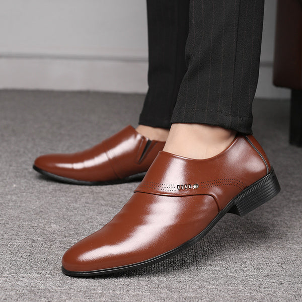 Casual Pointed Toe Leather Shoes