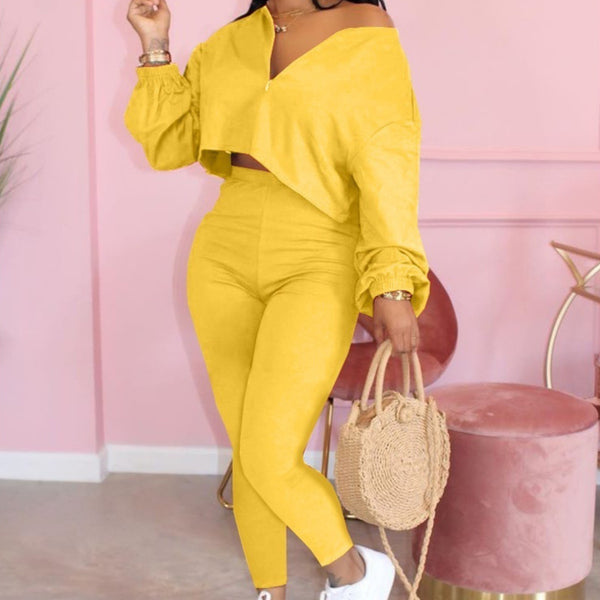 Two-piece Set Long Sleeve Trousers Suit