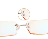 Diamond-cut reading glasses - Jessie's D Man