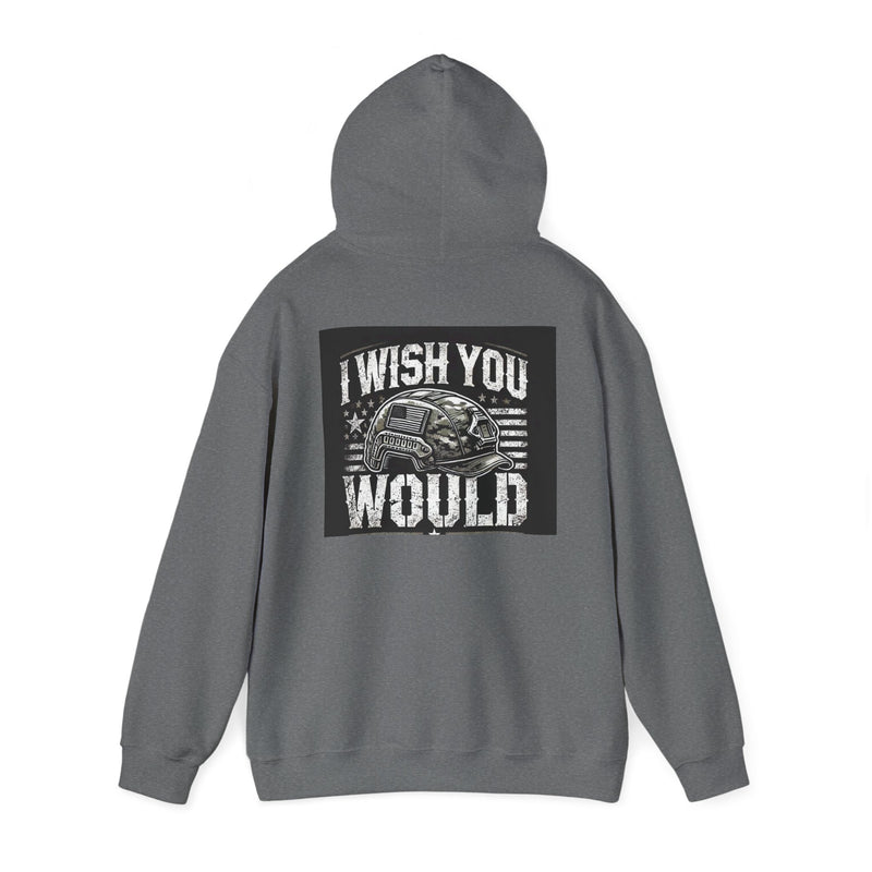I Wish You Would Hoodie, Unisex Heavy Blend Sweatshirt, Casual Wear, Gift for Him/Her, Cozy Fashion, Soft Hooded Sweatshirt