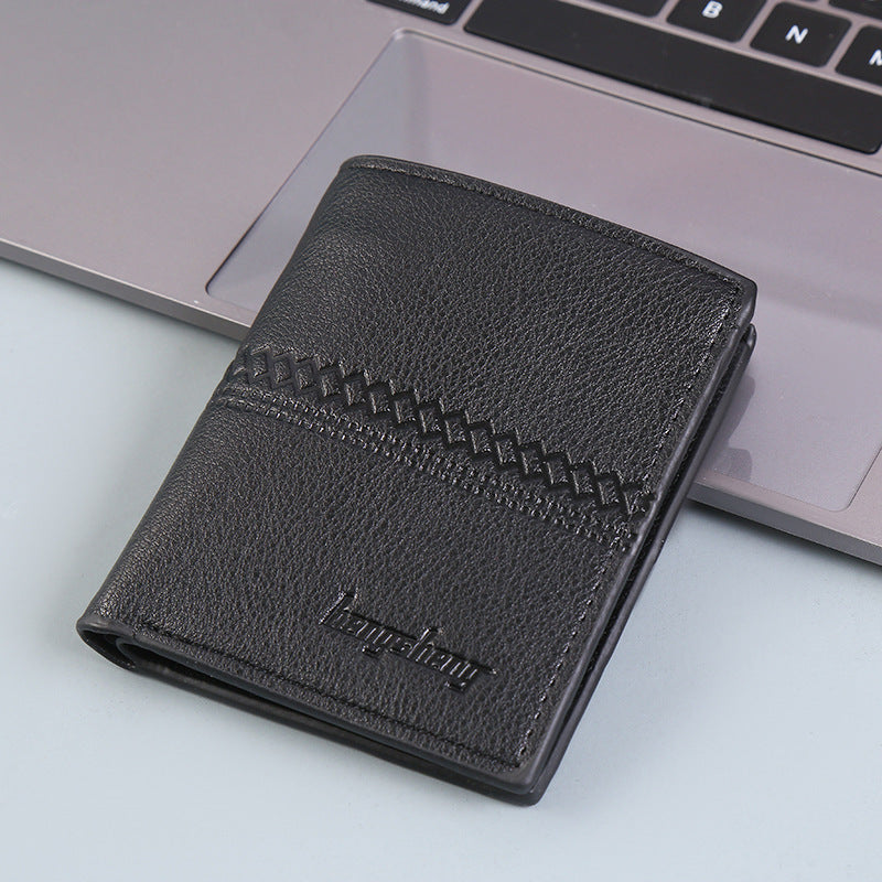 Large Capacity Business Style Short Wallet