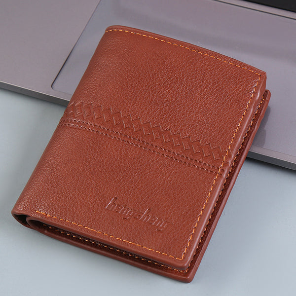 Large Capacity Business Style Short Wallet