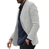 Men's Cotton Thin Suits Blazers Jacket