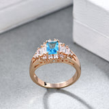 Crystal Zircon Wedding Jewelry Ring
