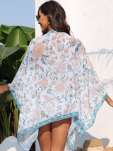 New swimsuit with resort floral print swimsuit shawl (swimsuit not included)