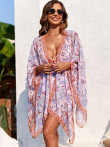 New swimsuit with resort floral print swimsuit shawl (swimsuit not included)
