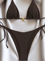 Sexy starfish strappy bikini