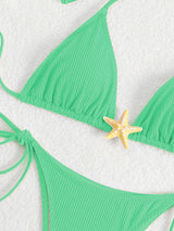 New Sexy Strap Starfish Two-Piece Swimsuit