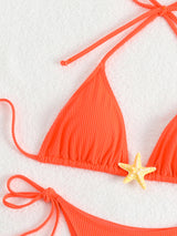 New Sexy Strap Starfish Two-Piece Swimsuit