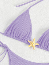 New Sexy Strap Starfish Two-Piece Swimsuit