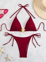 New Sexy Strap Starfish Two-Piece Swimsuit