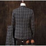 Men 3 Pieces Suit Set Men Wedding Suits Groom Tuxedos - Jessie's D Man