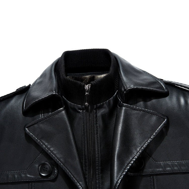 men's mid-length sheepskin coat - Jessie's D Man