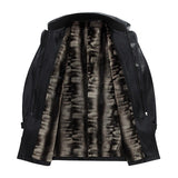 men's mid-length sheepskin coat - Jessie's D Man